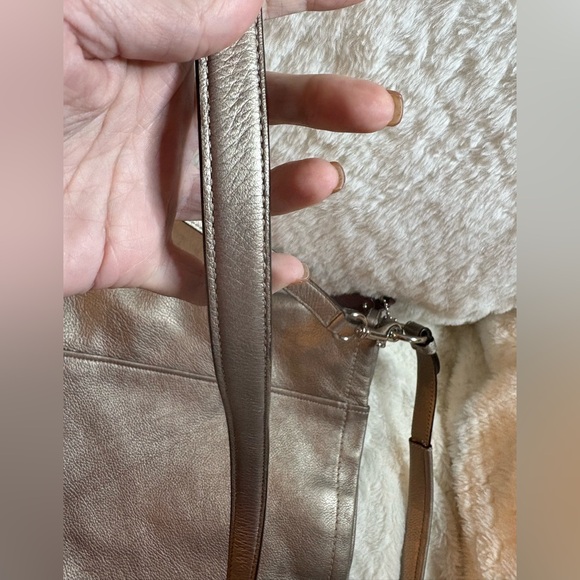 Coach Park Leather 2-way Hobo Metallic Bag - Picture 7 of 17